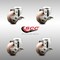 Service Caster 3 Inch 316SS High Temp Glass Filled Nylon Swivel Bolt Hole Caster Set with Brake SCC-SS316BH20S314-GFNSHT-TLB-4 - alternate 2